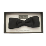 Van Buck - Mens - Black Slim / Narrow Bow Tie - Wildvine Clothing, Spalding, Lincolnshire