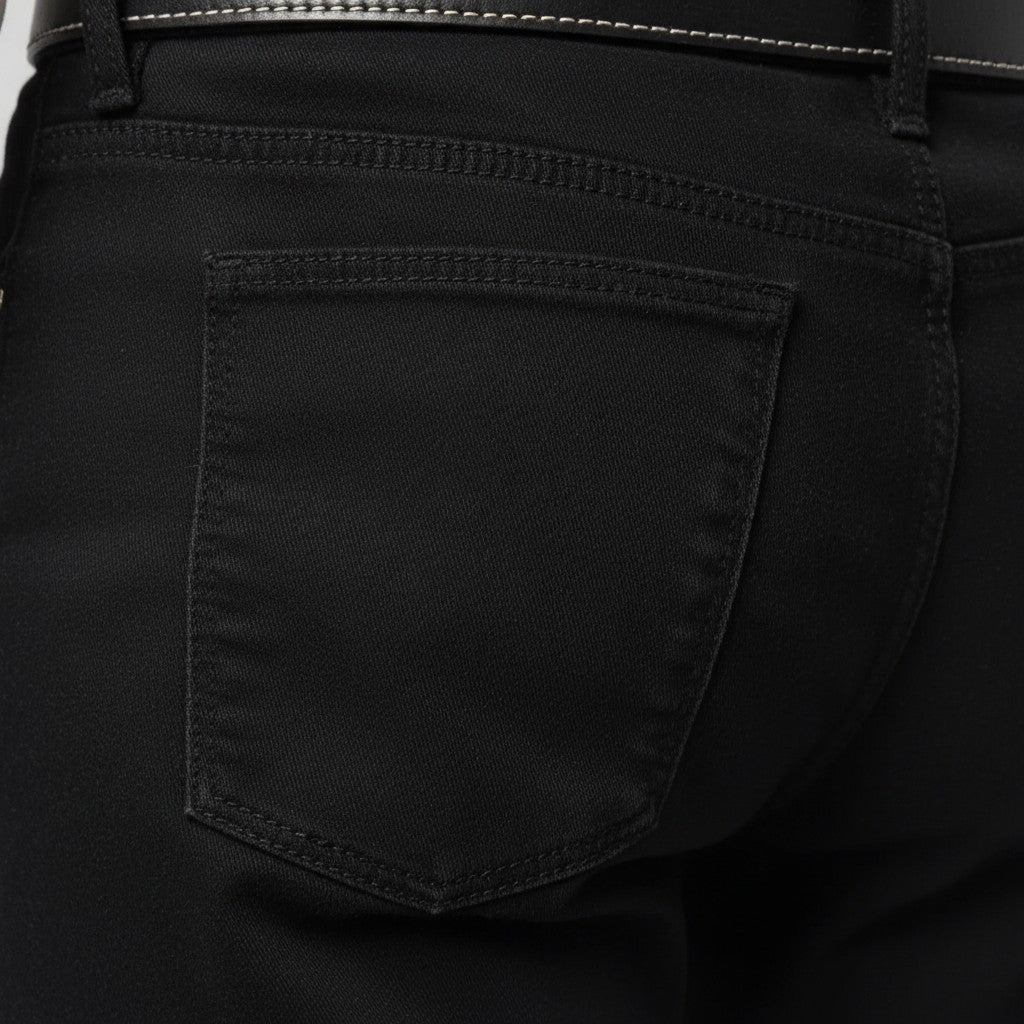 MEYER M5 Jeans - 6209 Regular Fit - Fairtrade Cotton Stretch Denim - Black - Wildvine Clothing, Spalding, Lincolnshire