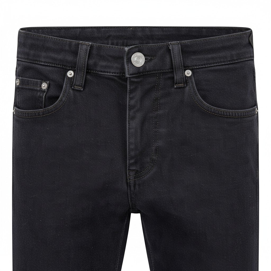 Fynch-Hatton - Mens Jeans - Tapered Slim - Black Denim - Wildvine Clothing, Spalding, Lincolnshire