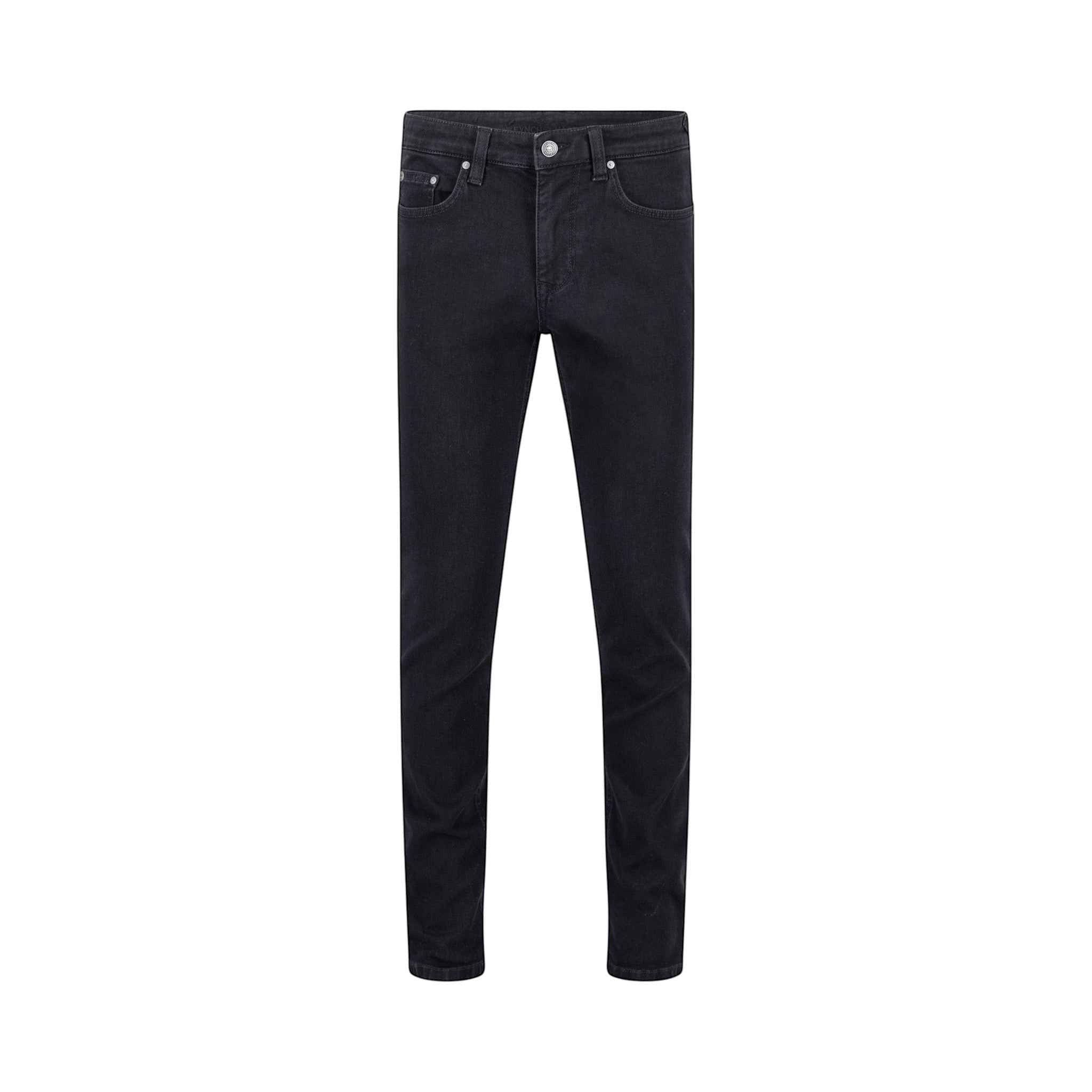 Fynch-Hatton - Mens Jeans - Tapered Slim - Black Denim - Wildvine Clothing, Spalding, Lincolnshire