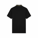 Lyle & Scott - Mens Tartan Collar Polo Shirt - Jet Black - SP2403V Z865 - Wildvine Clothing, Spalding, Lincolnshire