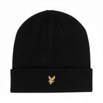 Lyle & Scott - Mens Lambswool Blend Scarf and Beanie Hat Set - Blue Night Y050 - Wildvine Clothing, Spalding, Lincolnshire