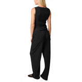 QED London - Ladies - Textured Waistcoat & Trouser Set - Wildvine Clothing, Spalding, Lincolnshire