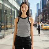 Wrangler Womens Top – Ringer Tank - Black - Wildvine Clothing, Spalding, Lincolnshire