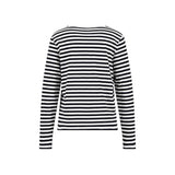 Fynch-Hatton - Ladies Jersey - Long Sleeve Stripe - Milk 122 - Wildvine Clothing, Spalding, Lincolnshire