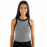 Wrangler Womens Top – Ringer Tank - Black - Wildvine Clothing, Spalding, Lincolnshire