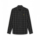 Lyle & Scott - Mens Broad Windowpane Check Shirt - Jet Black - LW2522V Z865 - Wildvine Clothing, Spalding, Lincolnshire