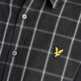 Lyle & Scott - Mens Broad Windowpane Check Shirt - Jet Black - LW2522V Z865 - Wildvine Clothing, Spalding, Lincolnshire
