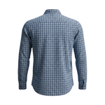DG's Drifter Mens - Ivano Regular Long Sleeve Casual Shirt - Blue Check - Wildvine Clothing, Spalding, Lincolnshire