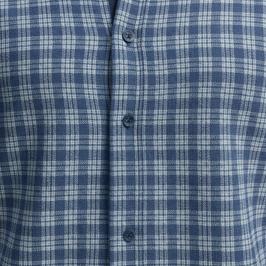 DG's Drifter Mens - Ivano Regular Long Sleeve Casual Shirt - Blue Check - Wildvine Clothing, Spalding, Lincolnshire