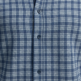 DG's Drifter Mens - Ivano Regular Long Sleeve Casual Shirt - Blue Check - Wildvine Clothing, Spalding, Lincolnshire