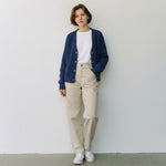 Fynch-Hatton - Ladies Cardigan Cotton - Blue 682 - Wildvine Clothing, Spalding, Lincolnshire