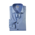 OLYMP - Mens Shirt - Level Five Body Fit -Blue - Wildvine Clothing, Spalding, Lincolnshire