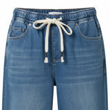 QED London - Ladies - Ankle Length Wide Leg String Jeans - Denim - Wildvine Clothing, Spalding, Lincolnshire