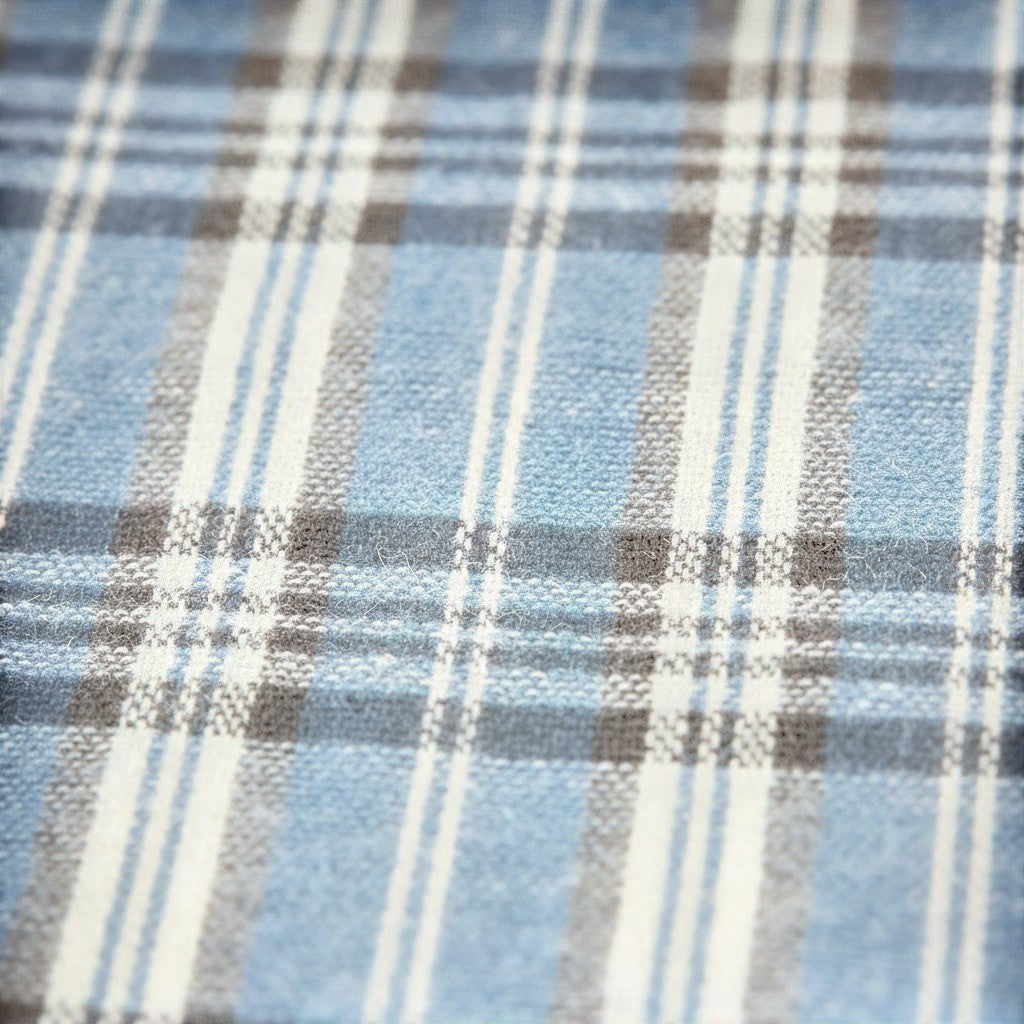 Gurteen - Mens - 100% Linen Shirt - Rome - Modern Fit / LS - Chocolate Check - 5720 691 - Wildvine Clothing, Spalding, Lincolnshire