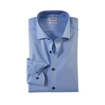 OLYMP - Mens Shirt - Level Five Body Fit -Blue - Wildvine Clothing, Spalding, Lincolnshire