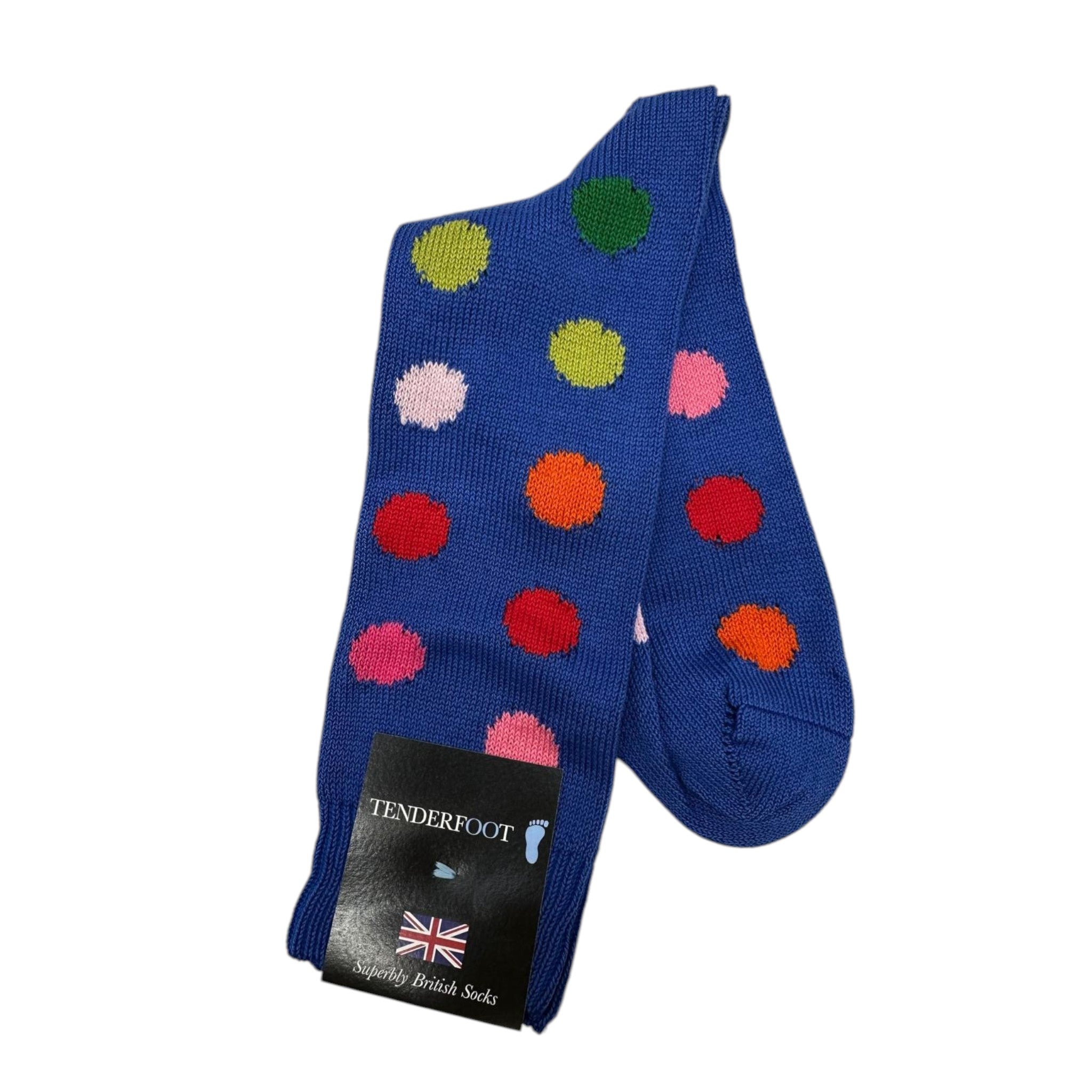 Tenderfoot - Mens - Cotton - Smartie UK 7 - 11 Blue - Wildvine Clothing, Spalding, Lincolnshire