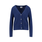 Fynch-Hatton - Ladies Cardigan Cotton - Blue 682 - Wildvine Clothing, Spalding, Lincolnshire