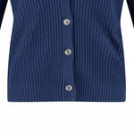 Fynch-Hatton - Ladies Cardigan Cotton - Blue 682 - Wildvine Clothing, Spalding, Lincolnshire