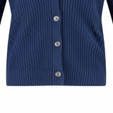 Fynch-Hatton - Ladies Cardigan Cotton - Blue 682 - Wildvine Clothing, Spalding, Lincolnshire