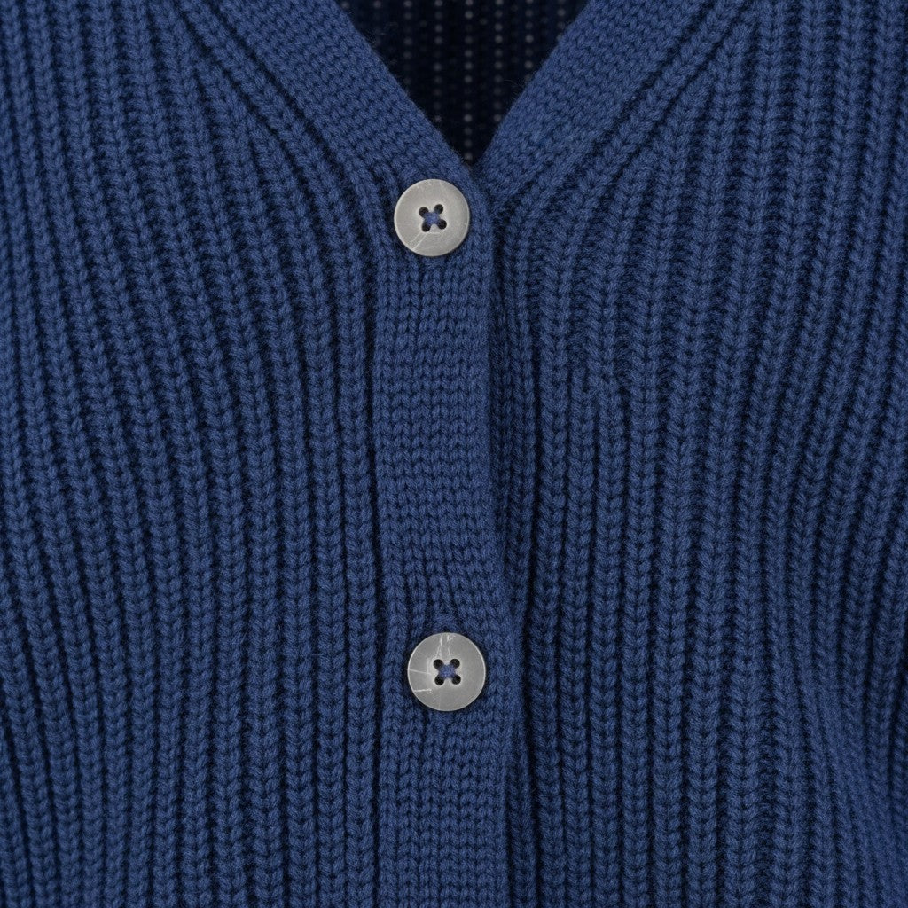 Fynch-Hatton - Ladies Cardigan Cotton - Blue 682 - Wildvine Clothing, Spalding, Lincolnshire
