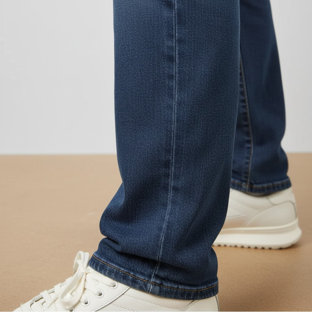 MEYER M5 Mens Jeans – 9-6207 18 Slim Cross Denim – Modern Fit - Overdyed Blue - Wildvine Clothing, Spalding, Lincolnshire