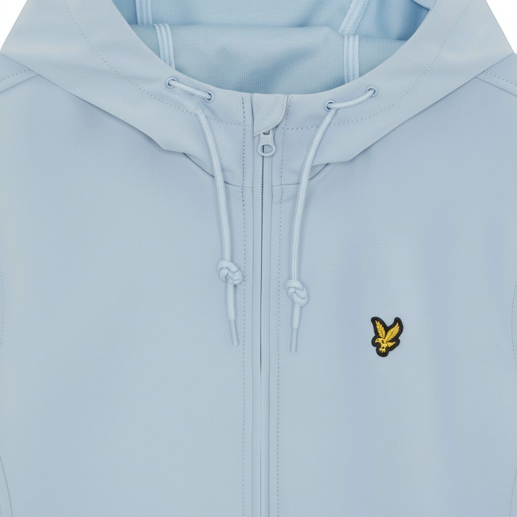 Lyle & Scott - Mens Mesh Back Softshell Jacket - Opal Blue JK2200V W596 - Wildvine Clothing, Spalding, Lincolnshire