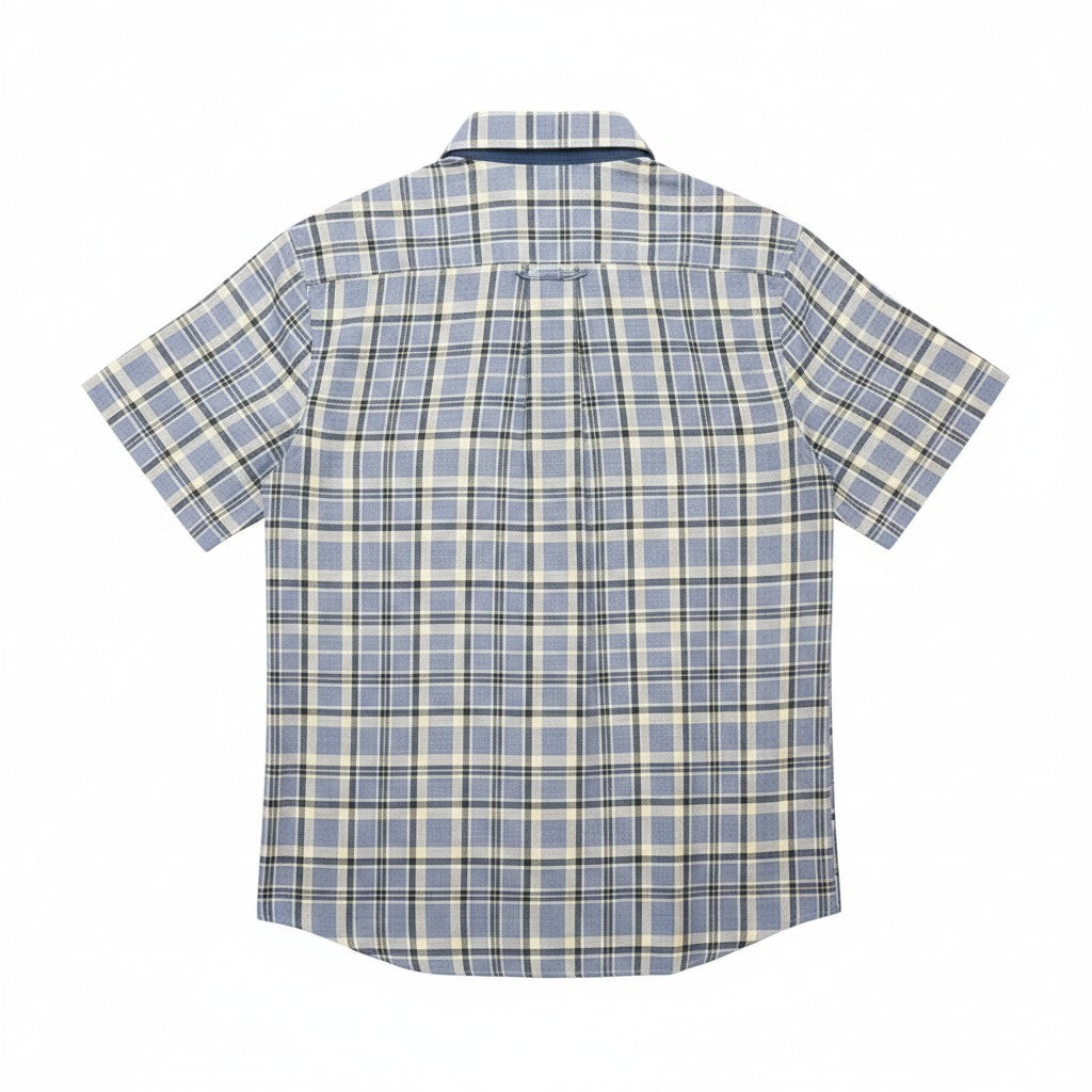 Gurteen - Mens - Seville - Modern Fit / Short Sleeved - Surf Check 831 - Wildvine Clothing, Spalding, Lincolnshire