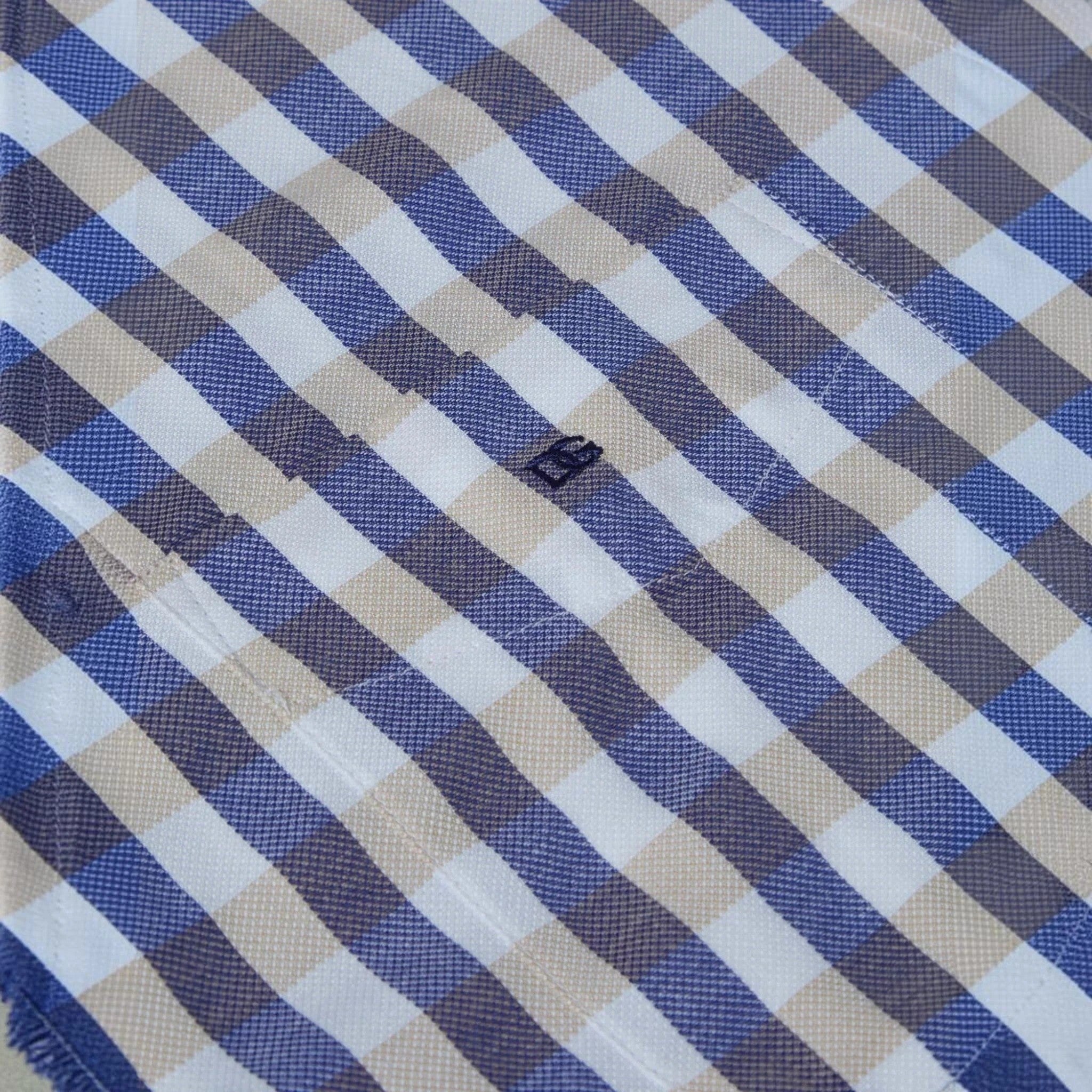 DG's Drifter Mens - Regular Short Sleeve Ivano Casual Shirt - Stone - 14821SS 92 - Wildvine Clothing, Spalding, Lincolnshire
