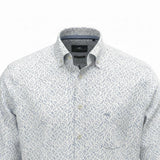 Fynch-Hatton Men's Regular Short Sleeve Casual Shirt - Summer Slub – New Breeze - Wildvine Clothing, Spalding, Lincolnshire