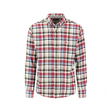 Fynch-Hatton - Mens Flannel Check Shirt - Brick - 16106310 346 - Wildvine Clothing, Spalding, Lincolnshire