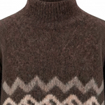 Fynch-Hatton - Ladies - Alpaca / Wool Pullover Norway Yearn - Brown - 26097470 896 - Wildvine Clothing, Spalding, Lincolnshire
