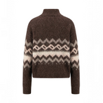 Fynch-Hatton - Ladies - Alpaca / Wool Pullover Norway Yearn - Brown - 26097470 896 - Wildvine Clothing, Spalding, Lincolnshire