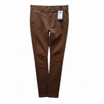 MEYER Chicago Mens Trousers – 2-5627 45 Fine Texture Luxury Chinos - Modern Fit – Brown