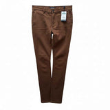 MEYER Chicago Mens Trousers – 2-5627 45 Fine Texture Luxury Chinos - Modern Fit – Brown