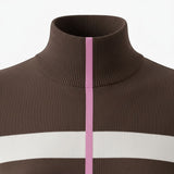 Alice Collins - Karlie Stripe Pullover - Chocolate Chip/W.White - 037A003 - Wildvine Clothing, Spalding, Lincolnshire