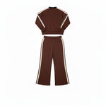 QED London - Ladies - Stripe Bomber Jacket & Matching Trouser Set - Wildvine Clothing, Spalding, Lincolnshire