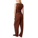 QED London - Ladies - Textured Waistcoat & Trouser Set - Wildvine Clothing, Spalding, Lincolnshire