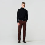 MEYER Chicago Mens Trousers – 2-5613 48 Fine Micro Cotton - Modern Fit - Burgundy - Wildvine Clothing, Spalding, Lincolnshire