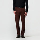 MEYER Chicago Mens Trousers – 2-5613 48 Fine Micro Cotton - Modern Fit - Burgundy - Wildvine Clothing, Spalding, Lincolnshire