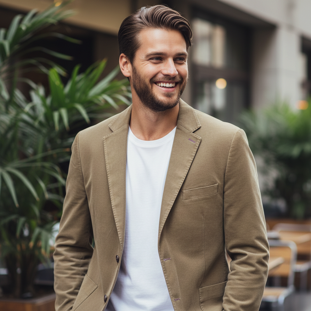 Gurteen - Mens - Jacket - Camden - Camel - Wildvine Clothing, Spalding, Lincolnshire