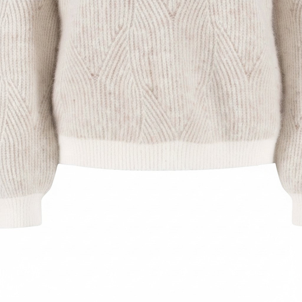 Fynch-Hatton - Ladies Pullover - Tulips - Capucchino 842 - Wildvine Clothing, Spalding, Lincolnshire