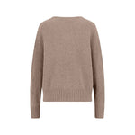 Fynch-Hatton - Ladies Pullover - O-Neck Merrino Wool - Cappuchino 842 - Wildvine Clothing, Spalding, Lincolnshire