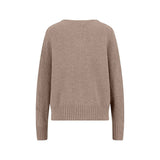Fynch-Hatton - Ladies Pullover - O-Neck Merrino Wool - Cappuchino 842 - Wildvine Clothing, Spalding, Lincolnshire