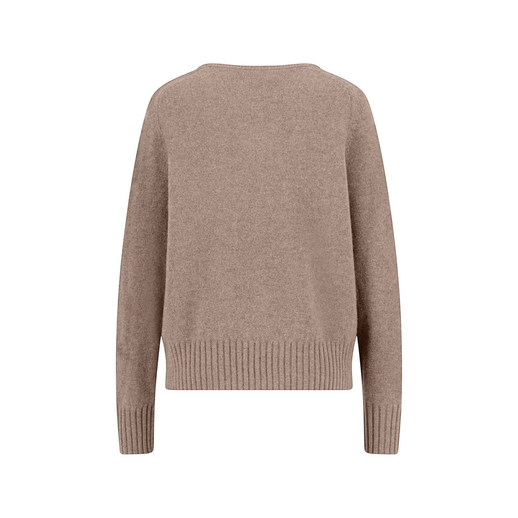 Fynch-Hatton - Ladies Pullover - O-Neck Merrino Wool - Cappuchino 842 - Wildvine Clothing, Spalding, Lincolnshire