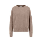 Fynch-Hatton - Ladies Pullover - O-Neck Merrino Wool - Cappuchino 842 - Wildvine Clothing, Spalding, Lincolnshire