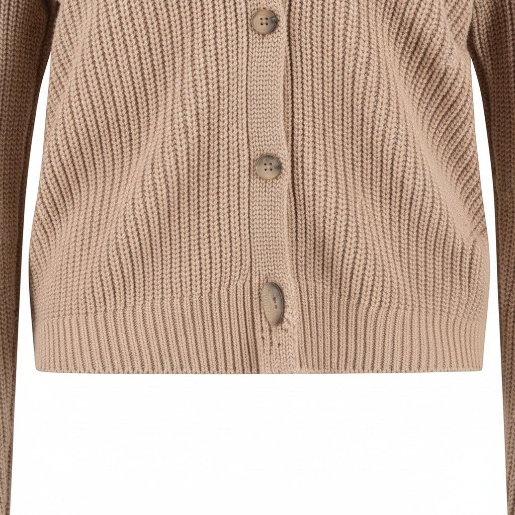 Fynch-Hatton - Ladies Cardigan Cotton - Cappuchino 842 - Wildvine Clothing, Spalding, Lincolnshire