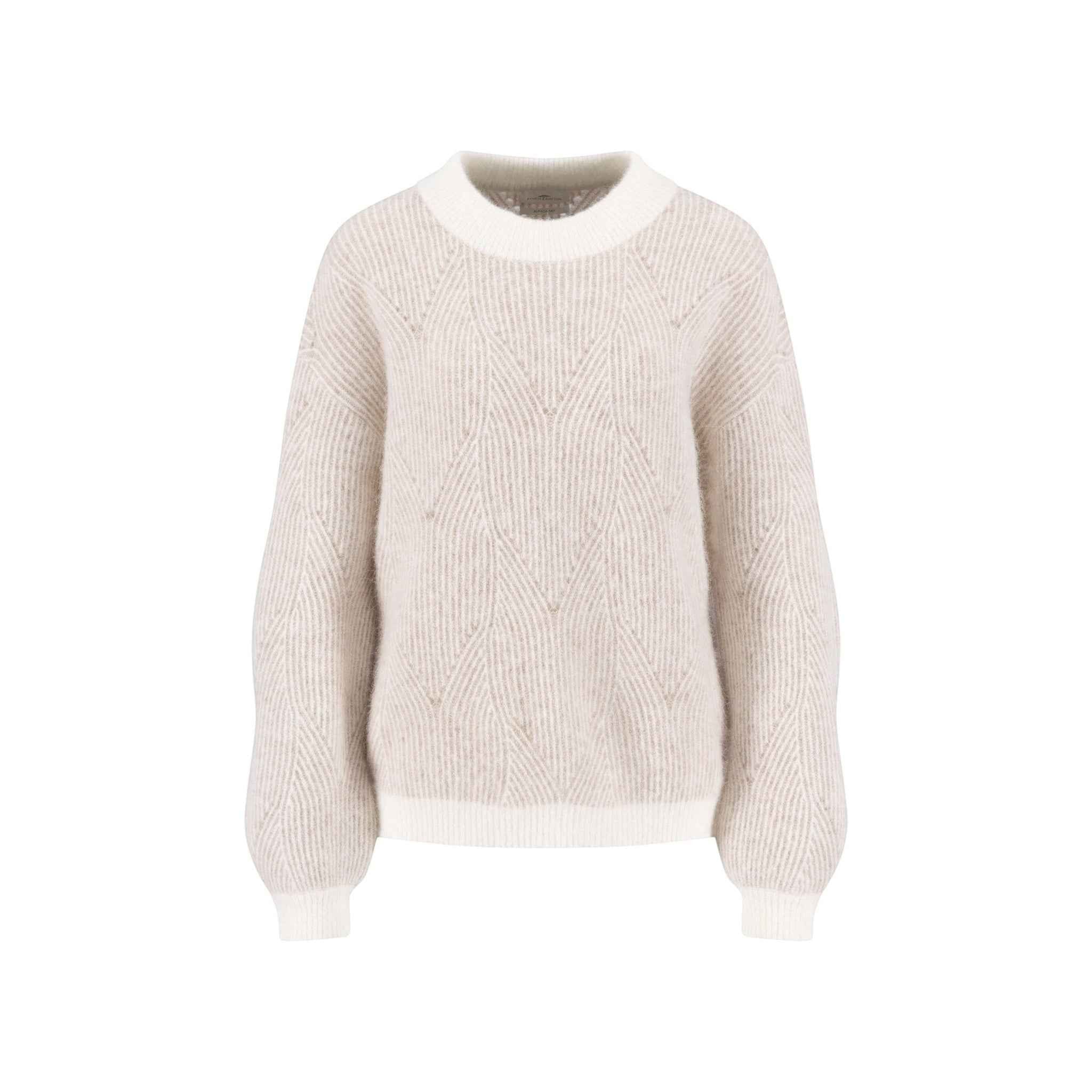 Fynch-Hatton - Ladies Pullover - Tulips - Capucchino 842 - Wildvine Clothing, Spalding, Lincolnshire