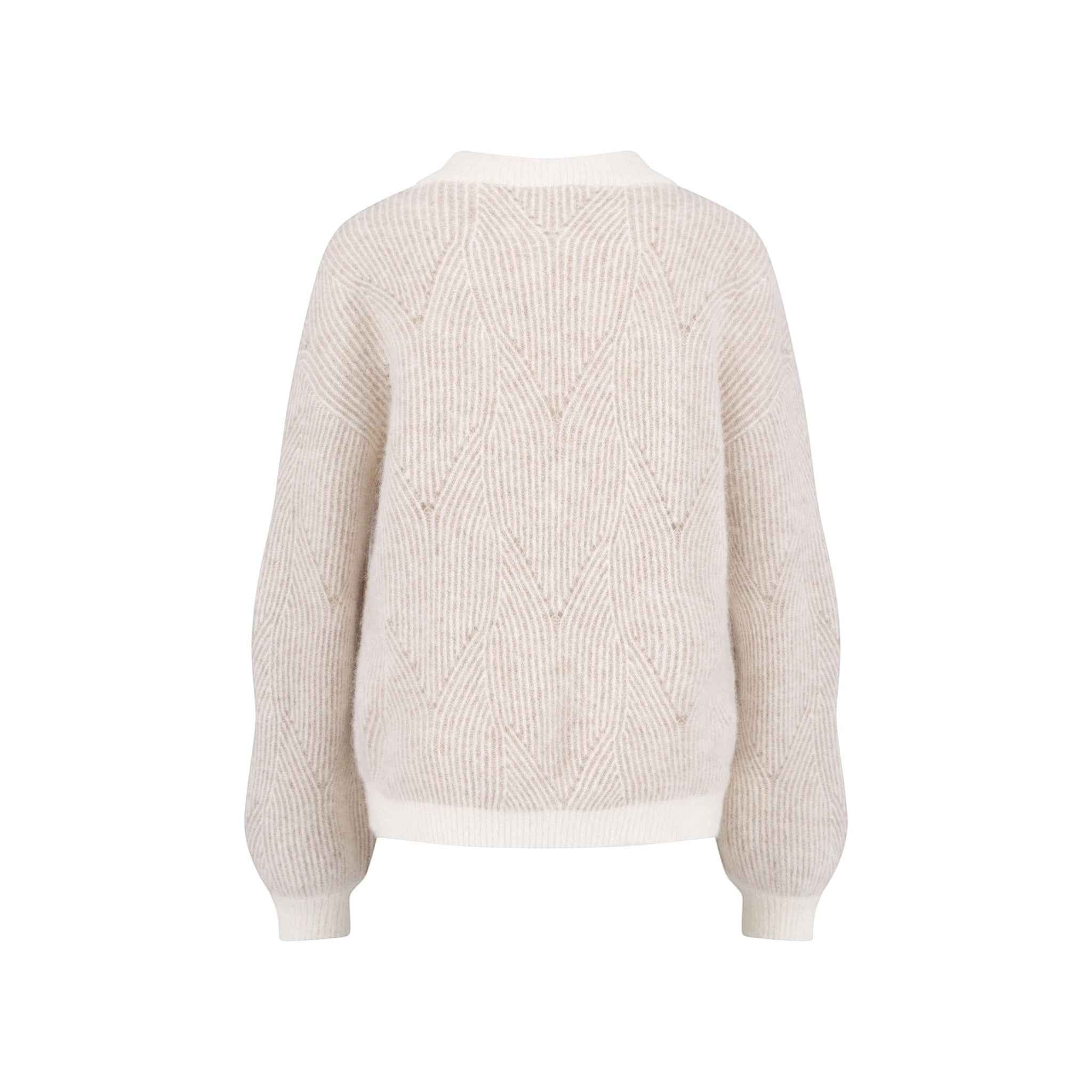Fynch-Hatton - Ladies Pullover - Tulips - Capucchino 842 - Wildvine Clothing, Spalding, Lincolnshire