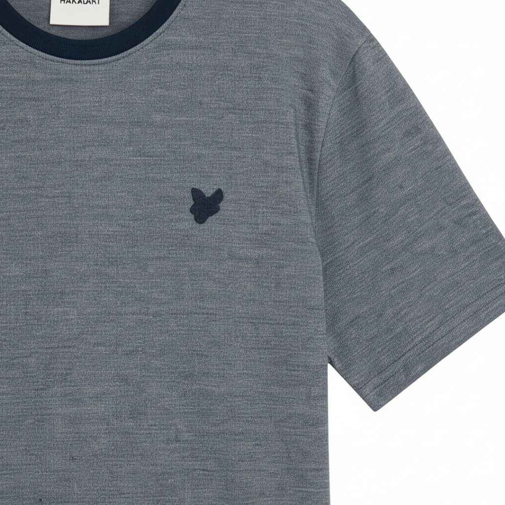 Lyle & Scott - Mens Pique Interlock T-Shirt - Chambray Blue X973 - Wildvine Clothing, Spalding, Lincolnshire